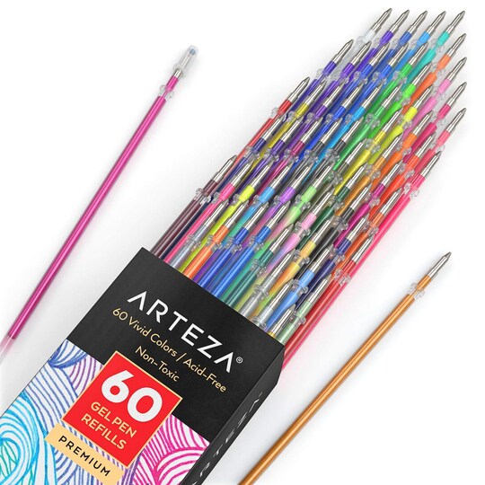 Arteza Best Gel Pen Refill Arteza Gel Pen Refills ARTEZA Red Gel